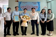 PRESENTING 27 GIFTS TO ARV CHILDREN AT THE BA RIA GENERAL HOSPITAL