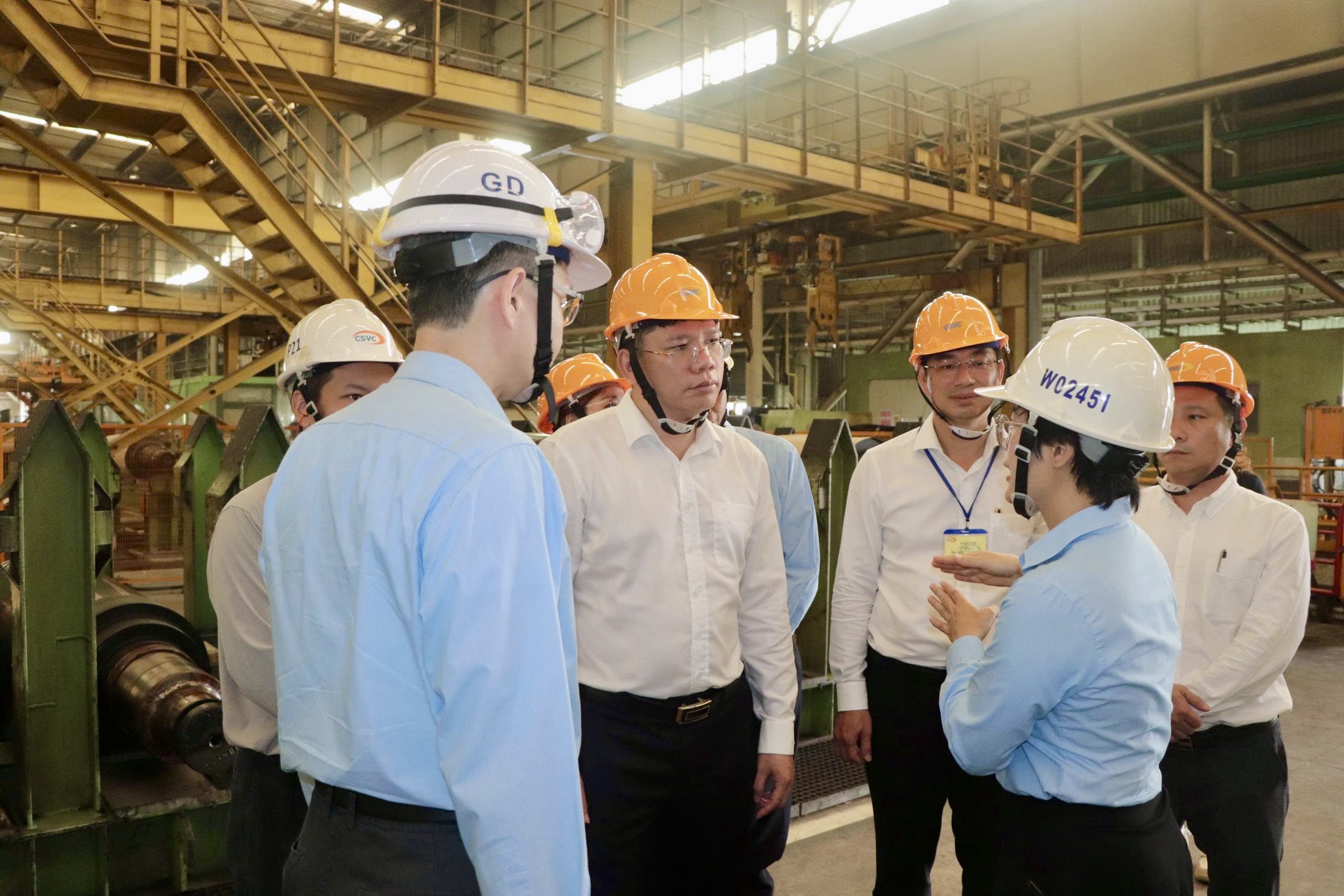 LEADERS OF HO CHI MINH CITY PEOPLE'S COMMITTEE VISIT CSVC